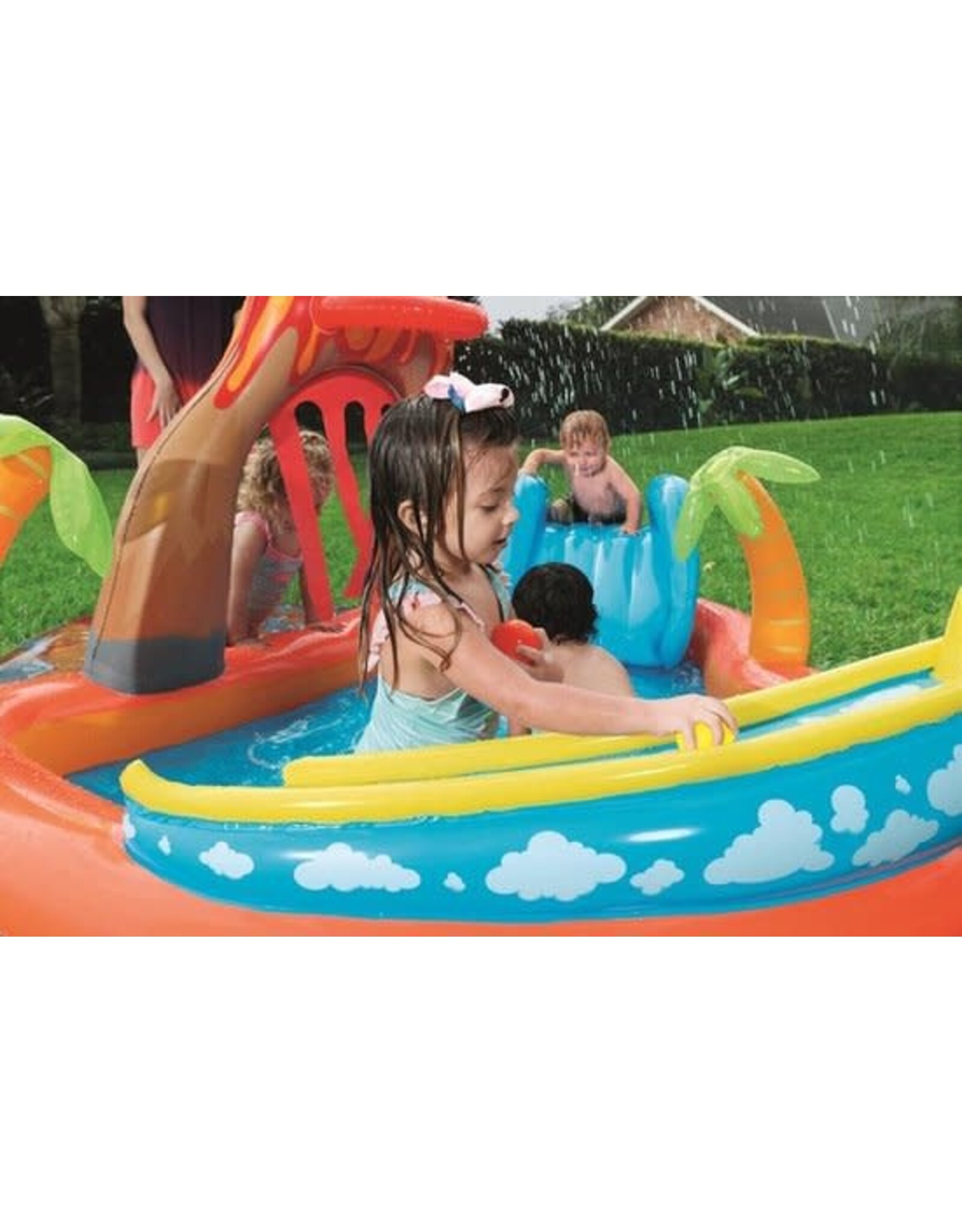 BESTWAY Bestway Speelzwembad Tropisch Eiland - 265x265x104cm