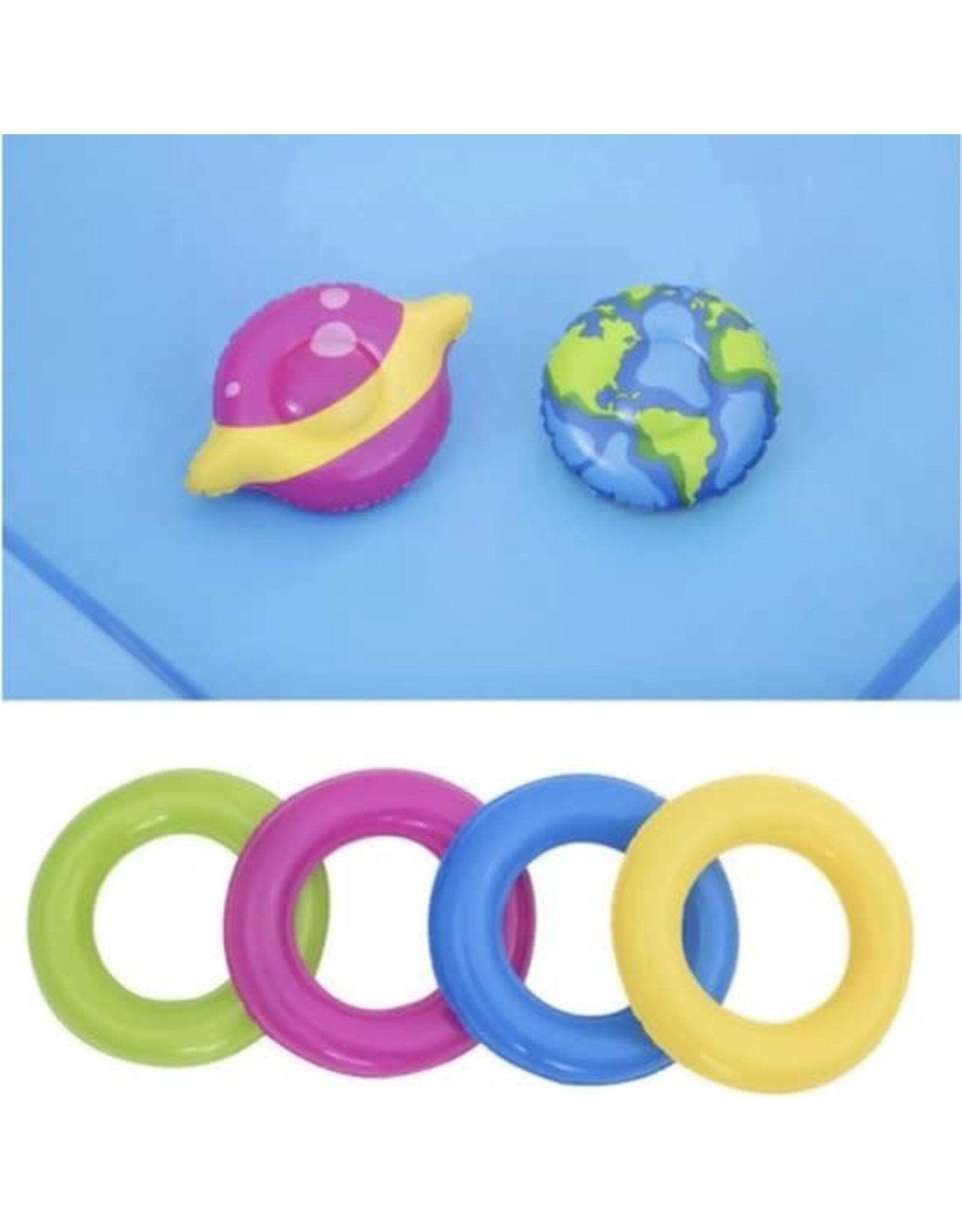 BESTWAY BESTWAY Play center Lil' Astronaut - Water Speel Center - Opblaasbare Glijbaan - Ruimtespellen - Vanaf 2 Jaar