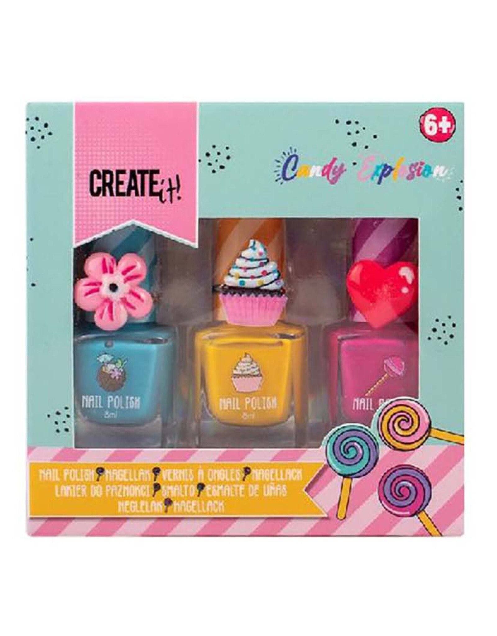 CREATE IT Create it candy 3 nagellak 2 ass.