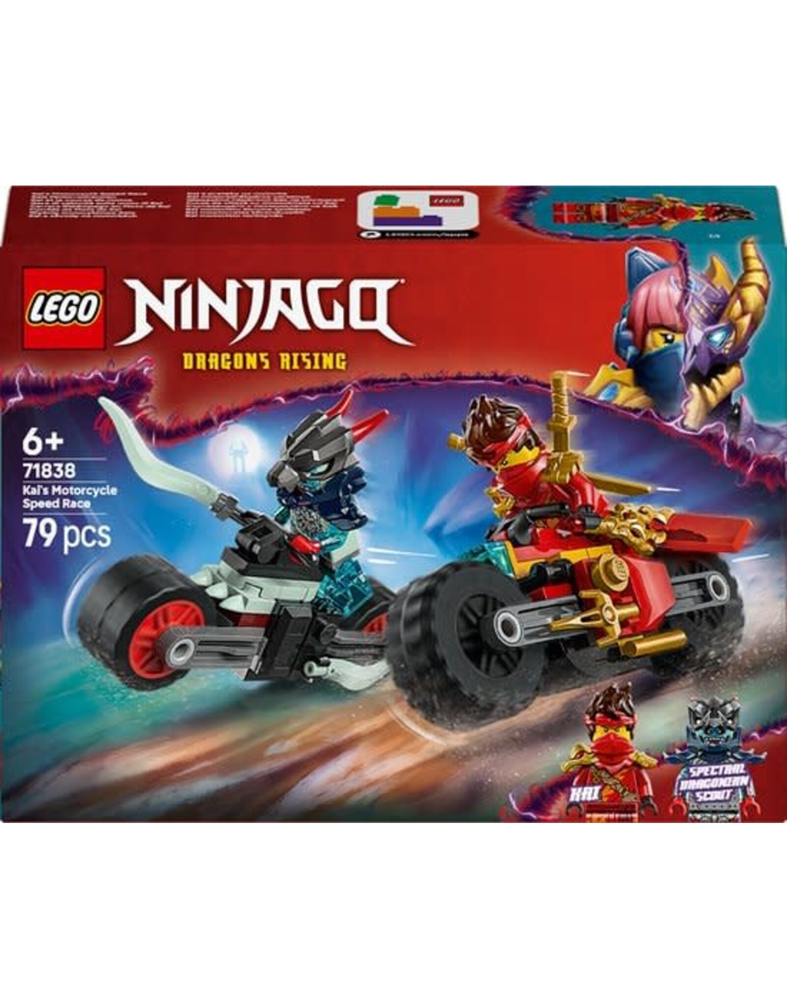 Lego Ninjago LEGO NINJAGO Kai's Motorrace Bouwpakket voor Kinderen - 71838