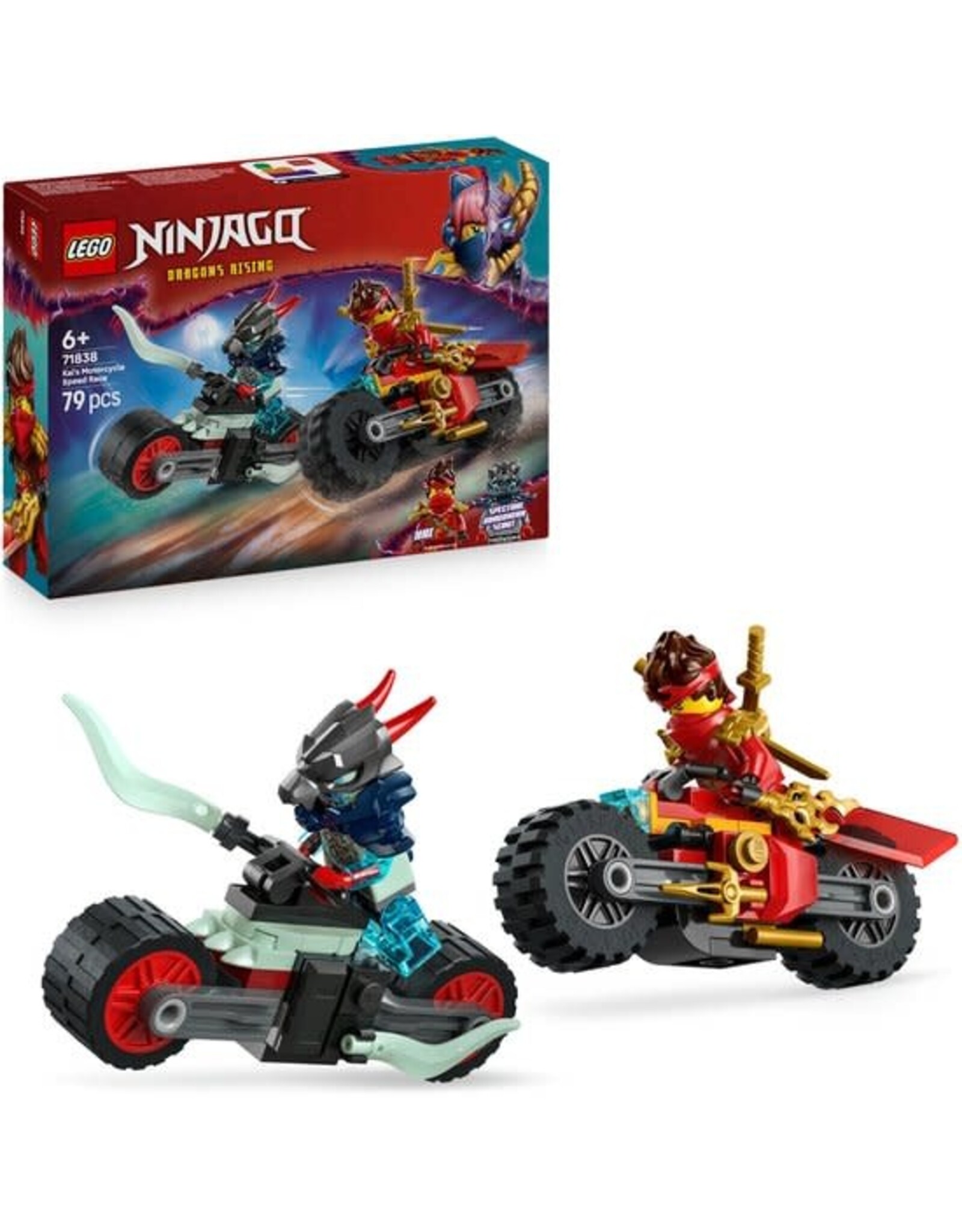 Lego Ninjago LEGO NINJAGO Kai's Motorrace Bouwpakket voor Kinderen - 71838