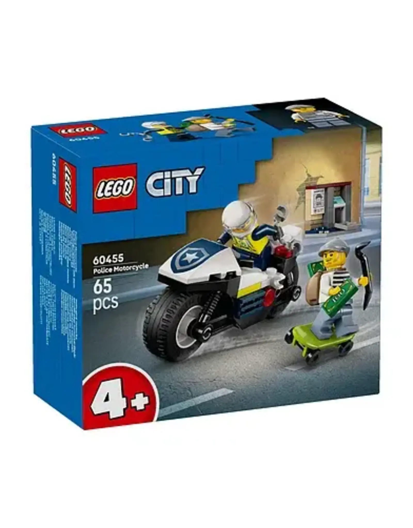 Lego City LEGO City 60455 Achtervolging op Politiemotor