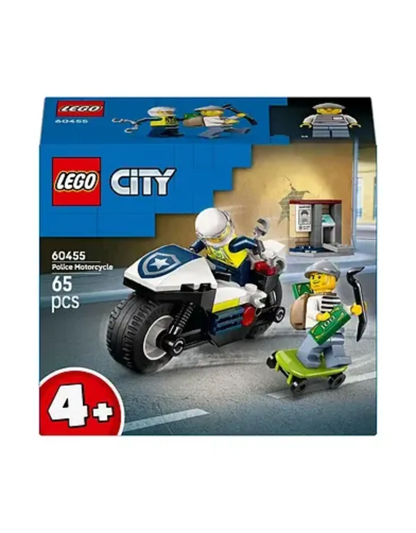 Lego City LEGO City 60455 Achtervolging op Politiemotor