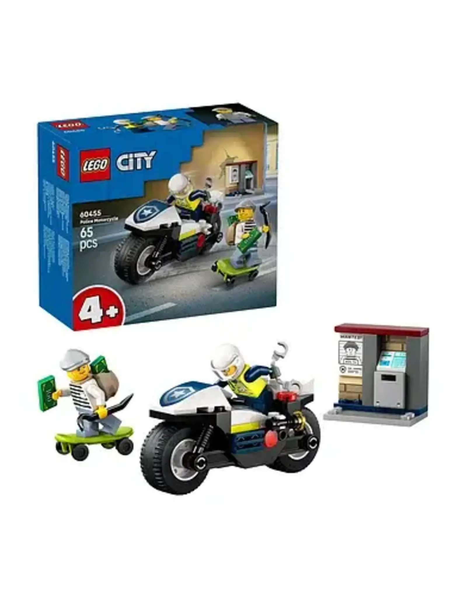 Lego City LEGO City 60455 Achtervolging op Politiemotor