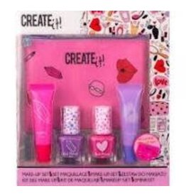 CREATE IT Create It! Makeup Set with Bag Portable Travel Beauty All in One Set