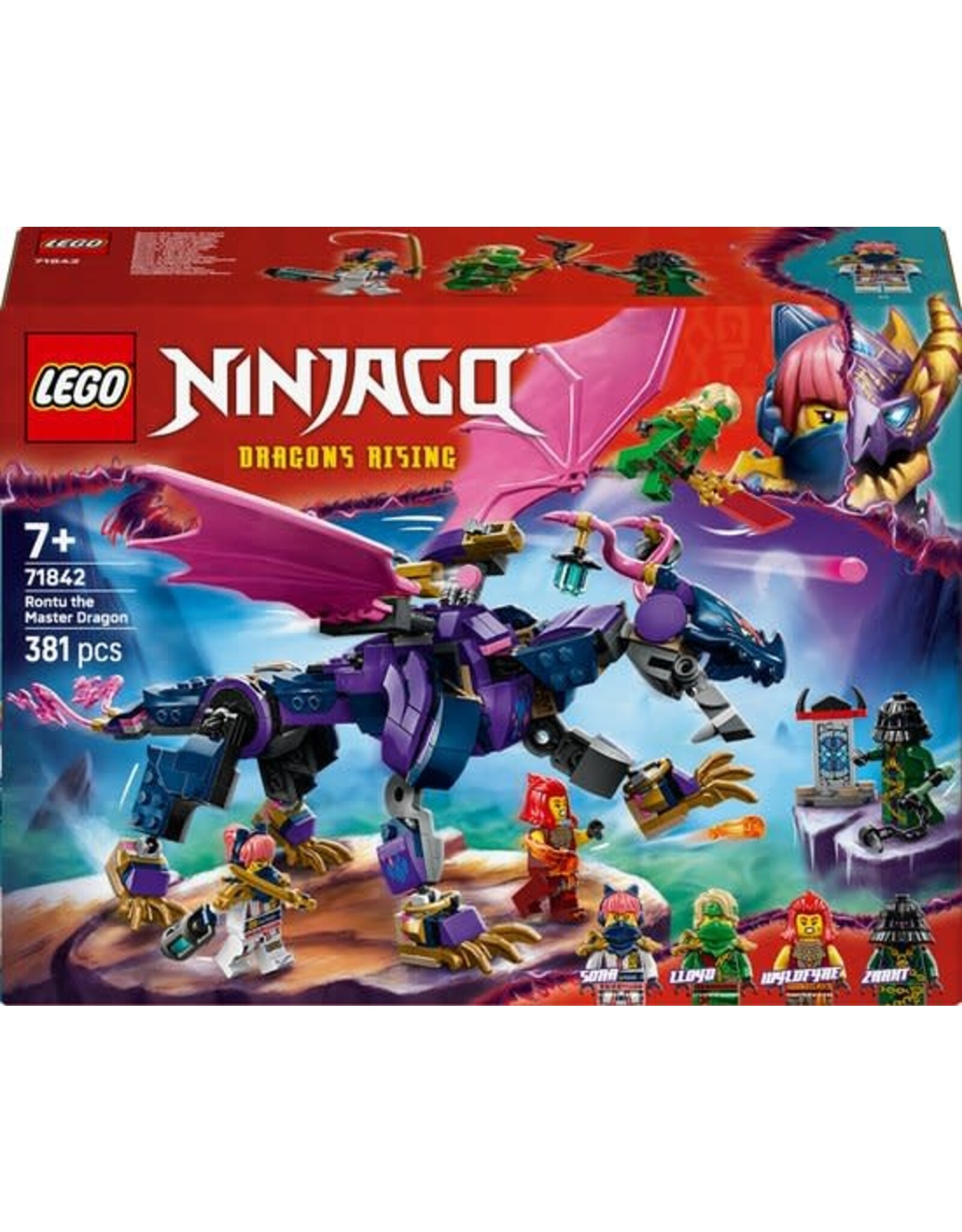 Lego Ninjago LEGO® NINJAGO® Rontu de Meesterdraak Speelgoedset - 71842