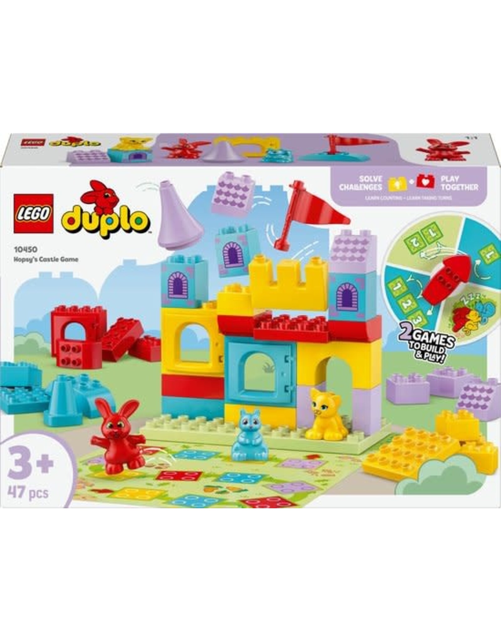 Lego duplo LEGO DUPLO Hopsy's Kasteelspel Educatief Speelgoed Bordspel - 10450
