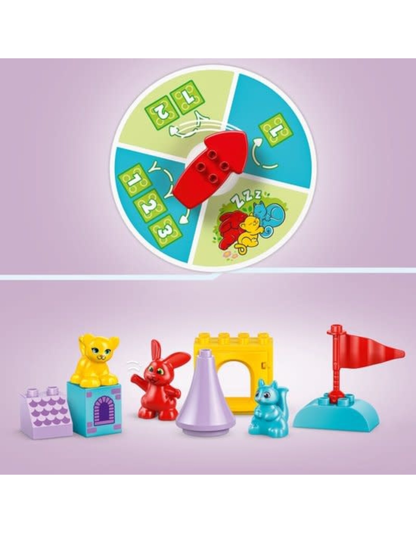 Lego duplo LEGO DUPLO Hopsy's Kasteelspel Educatief Speelgoed Bordspel - 10450