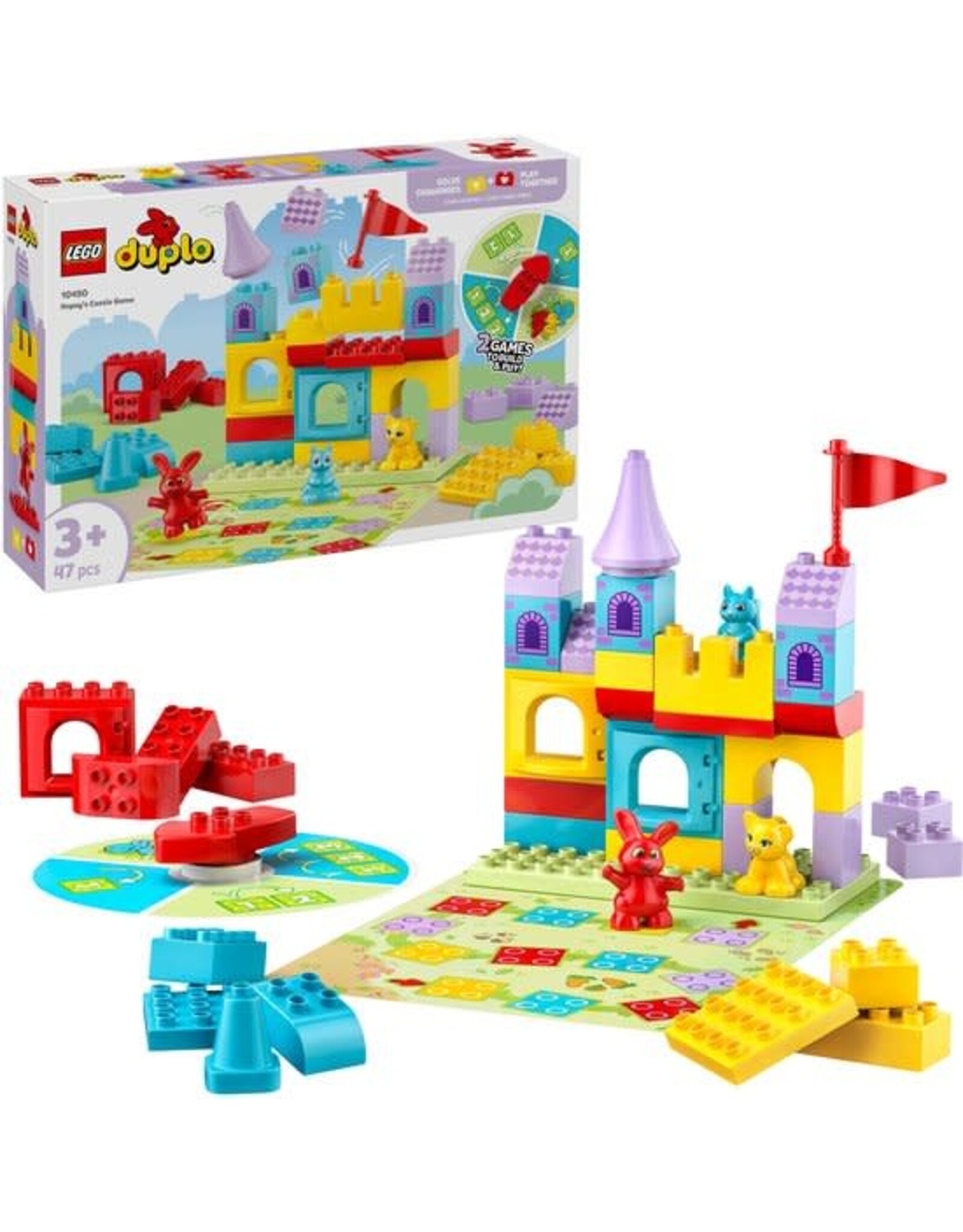 Lego duplo LEGO DUPLO Hopsy's Kasteelspel Educatief Speelgoed Bordspel - 10450