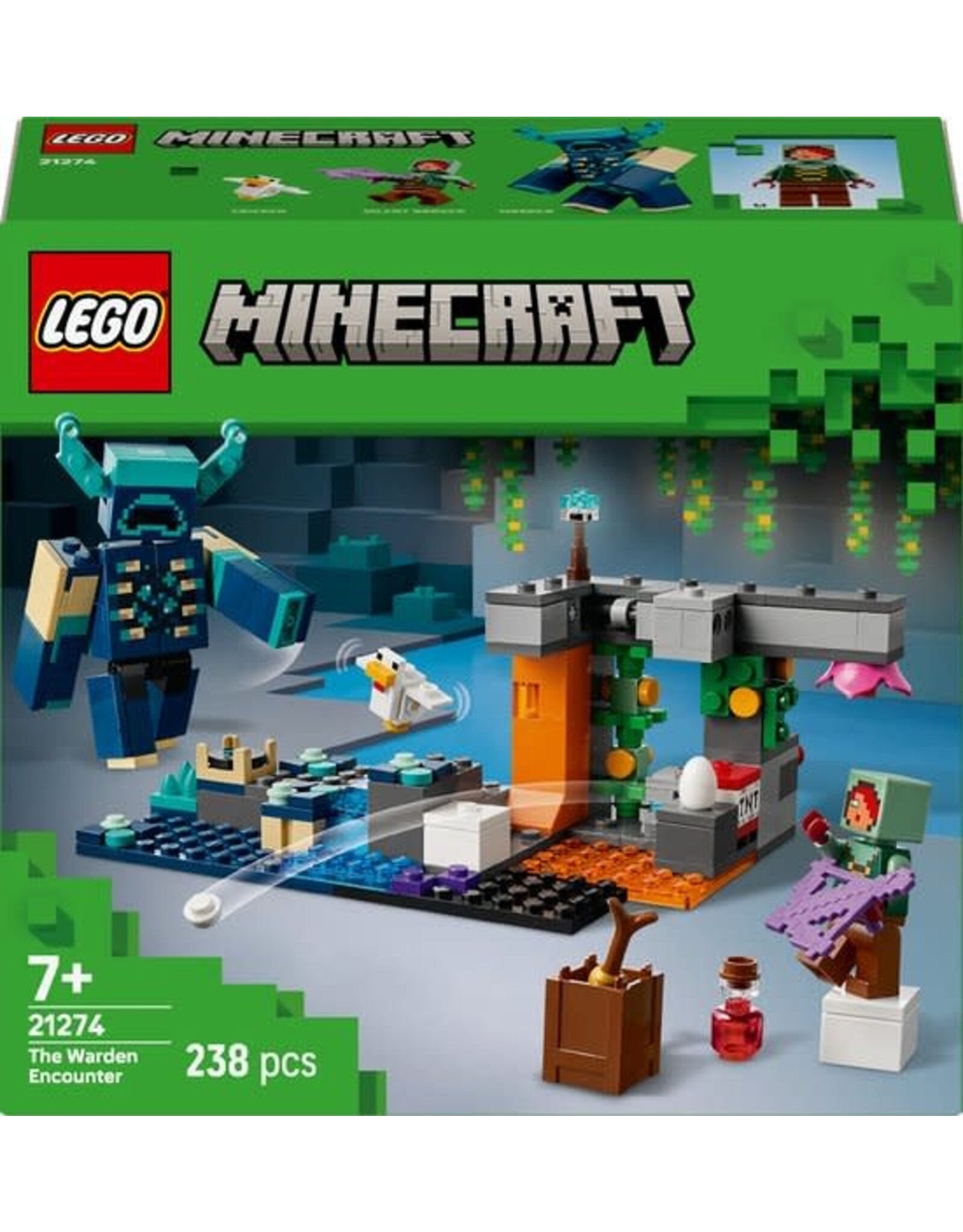 Lego Minecraft LEGO® Minecraft® De Ontmoeting met de Opzichter - 21274