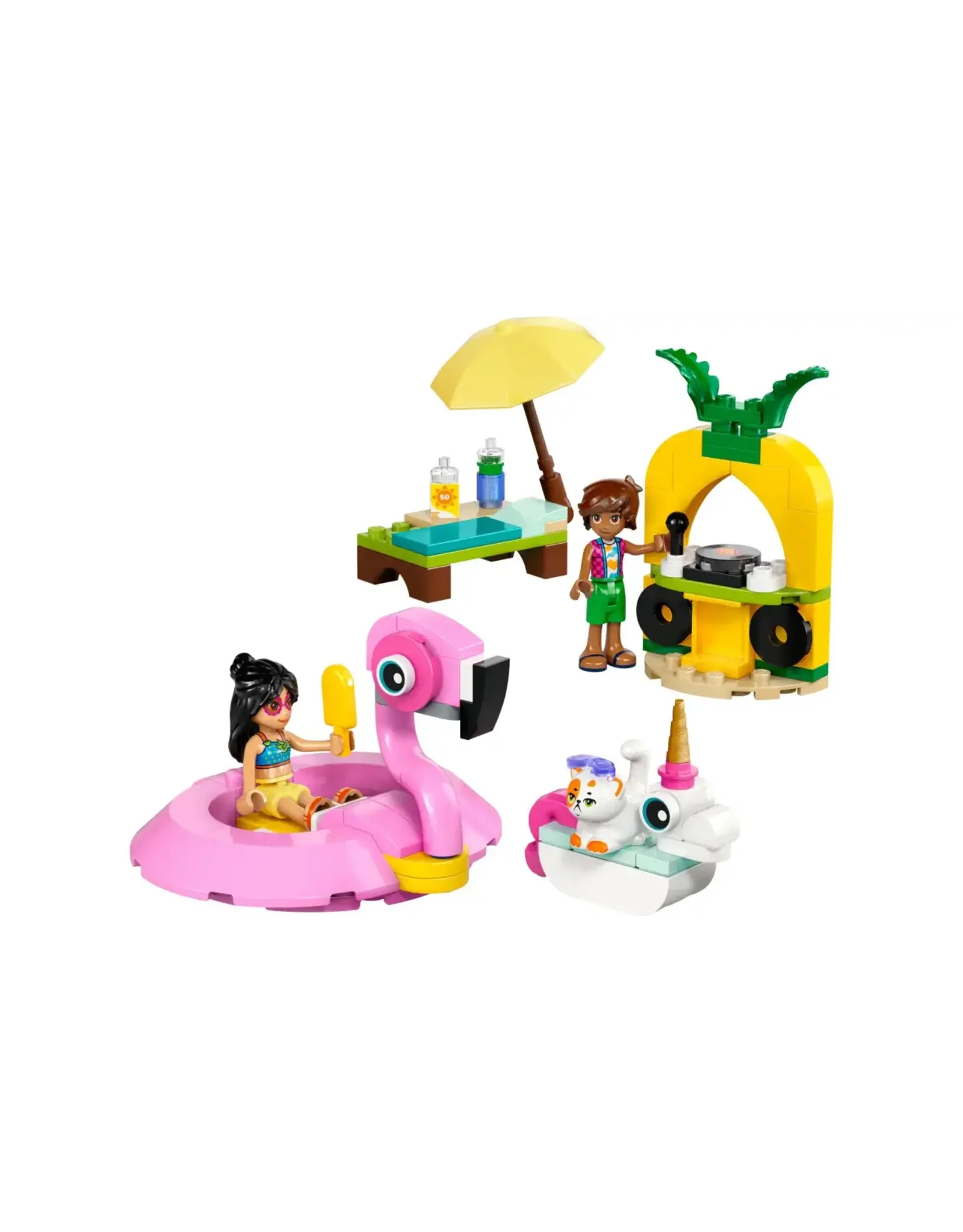 Lego Friends LEGO Friends Zwembadfeestje met flamingo en eenhoorn 42642