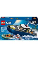 Lego City LEGO® City Achtervolging met Politieboot, Drijft Echt - 60456
