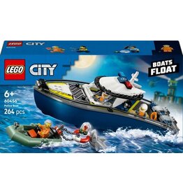 Lego City LEGO® City Achtervolging met Politieboot, Drijft Echt - 60456