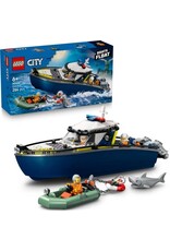 Lego City LEGO® City Achtervolging met Politieboot, Drijft Echt - 60456