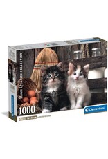 CLEMENTONI Clementoni - Puzzel - 1000 Stukjes - Schattige Kittens - High Quality Collection