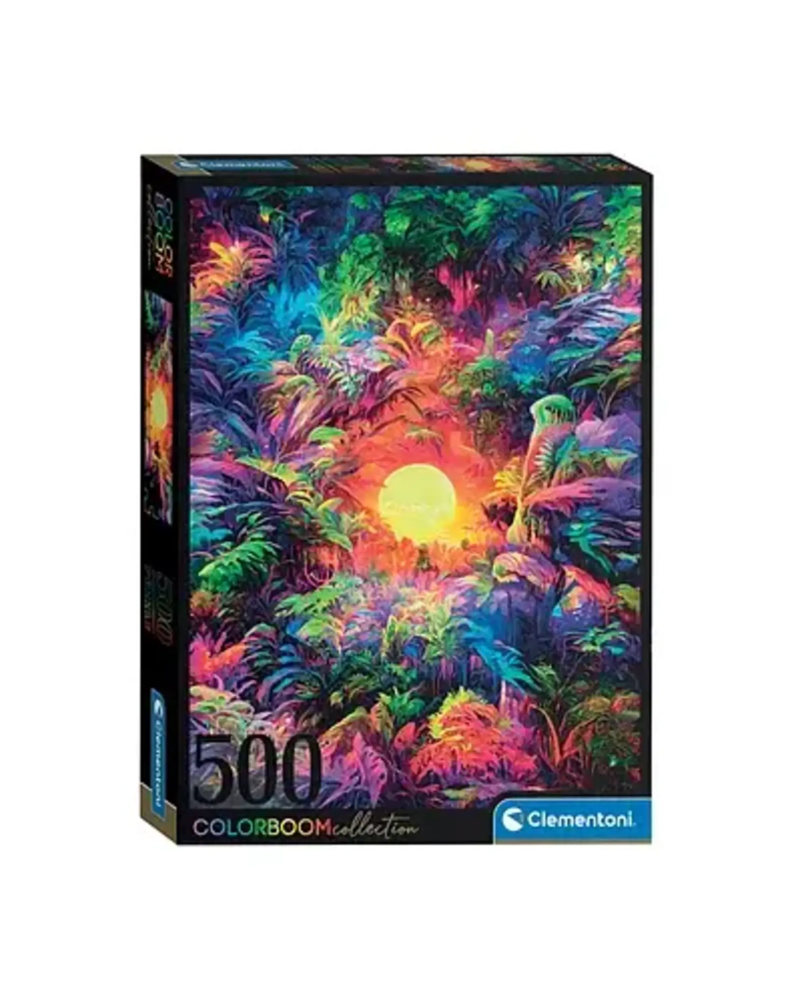 CLEMENTONI Clementoni Legpuzzel Psyschedelic Jungle Sunrise Colorboom, 500st.