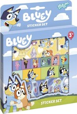 TOTUM Totum Bluey stickers met speelachtergrond