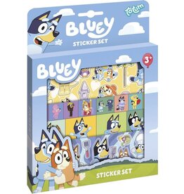 TOTUM Totum Bluey stickers met speelachtergrond