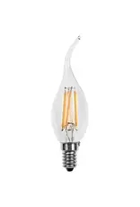 Glow LED Filament tipkaars |  4-40W E14 CA35 2700K 470lm ND