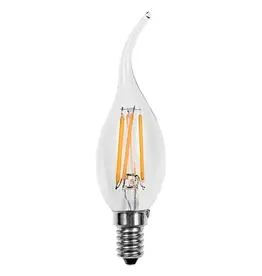 Glow LED Filament tipkaars |  4-40W E14 CA35 2700K 470lm ND