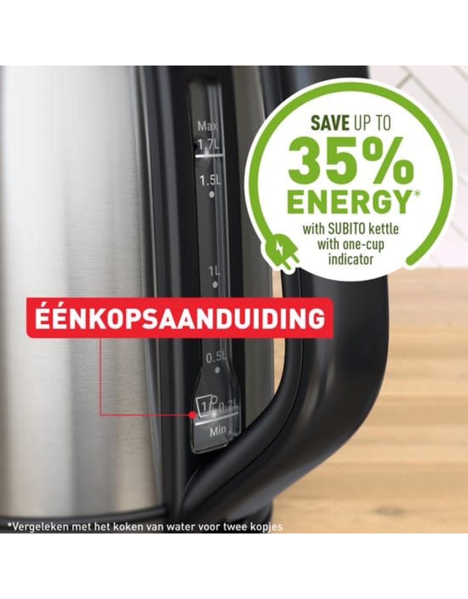 TEFAL Tefal Subito KO5S0D RVS Waterkoker