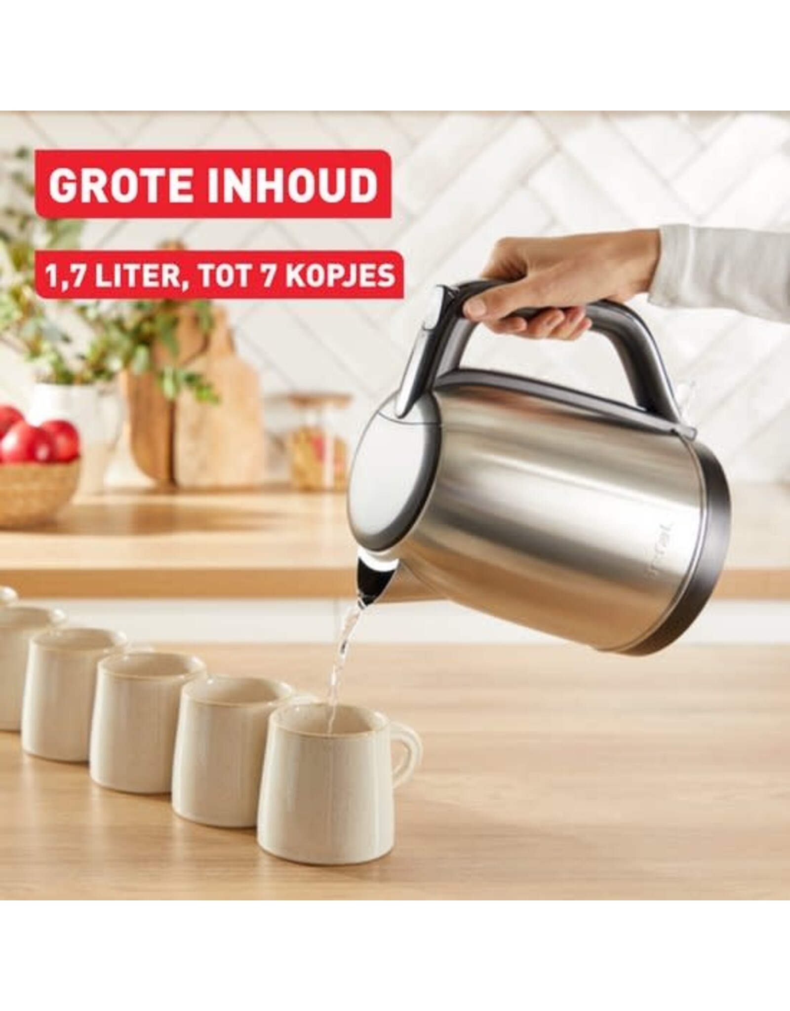 TEFAL Tefal Subito KO5S0D RVS Waterkoker