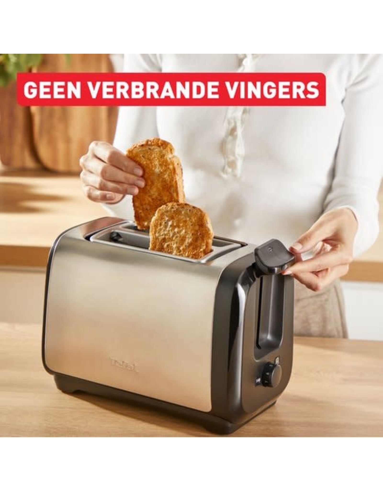 TEFAL Tefal Subito RVS TT5S1D RVS Broodrooster