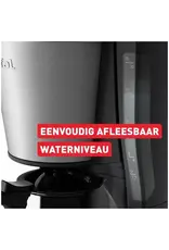 TEFAL Tefal Subito RVS CM5S1D - Filter-koffiezetapparaat -1.25L- 15 kopjes