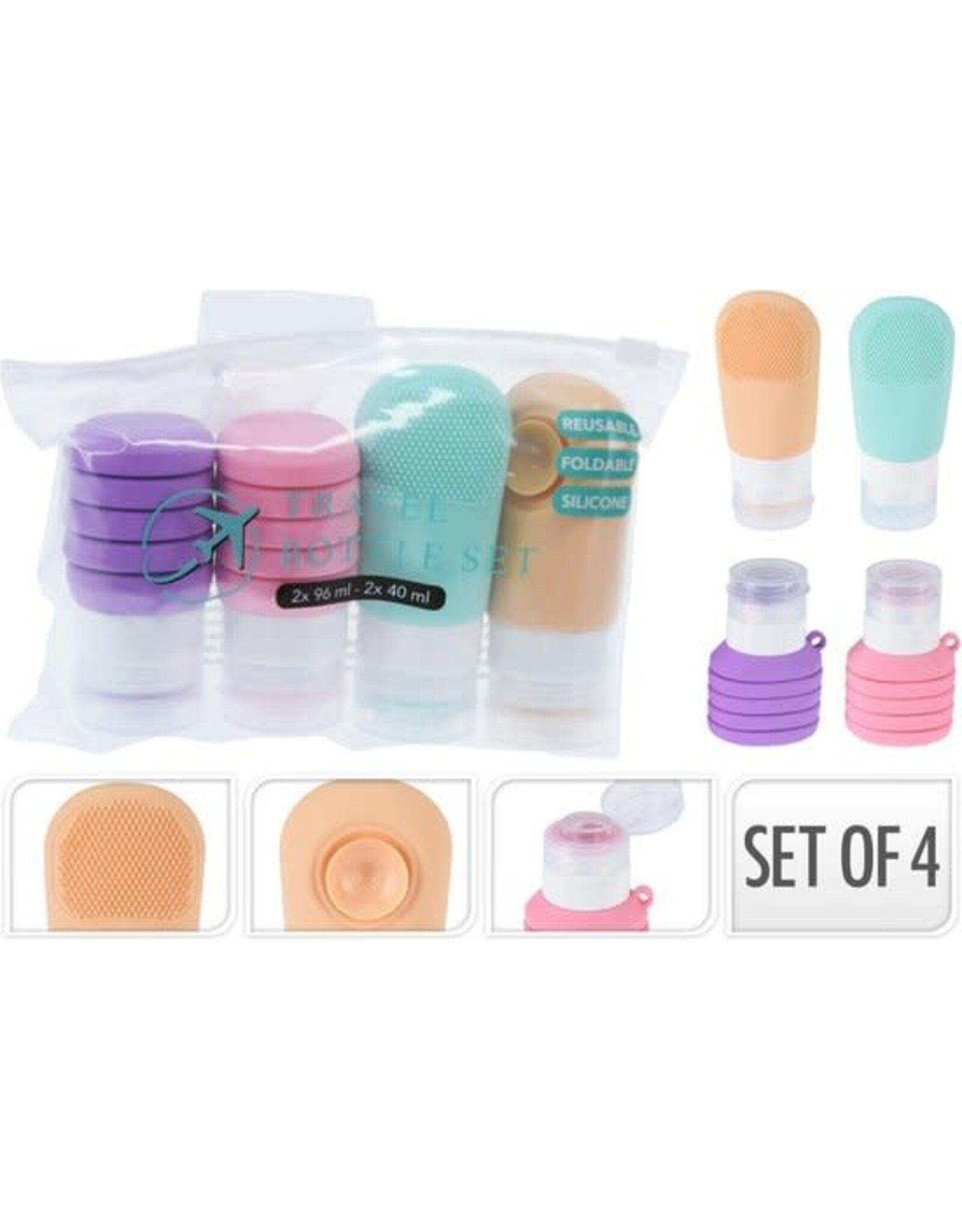 MERKLOOS Reisset 5-delig tubes