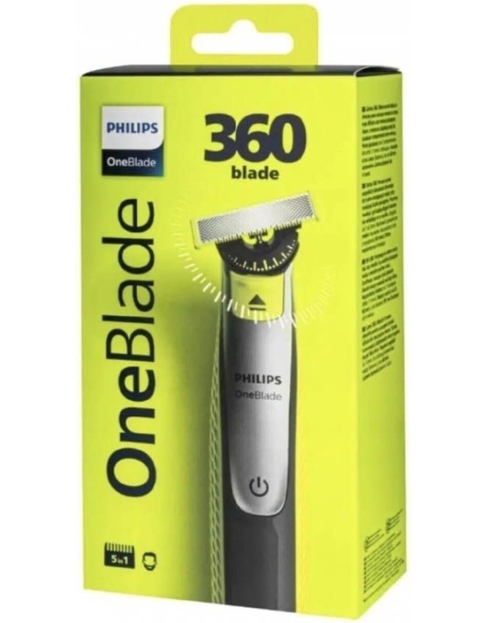 PHILIPS Philips OneBlade Face 360 - QP2734/20 - Scheerapparaat, trimmer en styler in 1