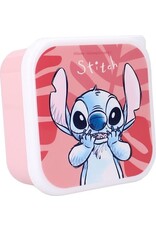 Vadobag Vadobag Lilo & Stitch Snackbox en Fruitdoos Roze - 3in1