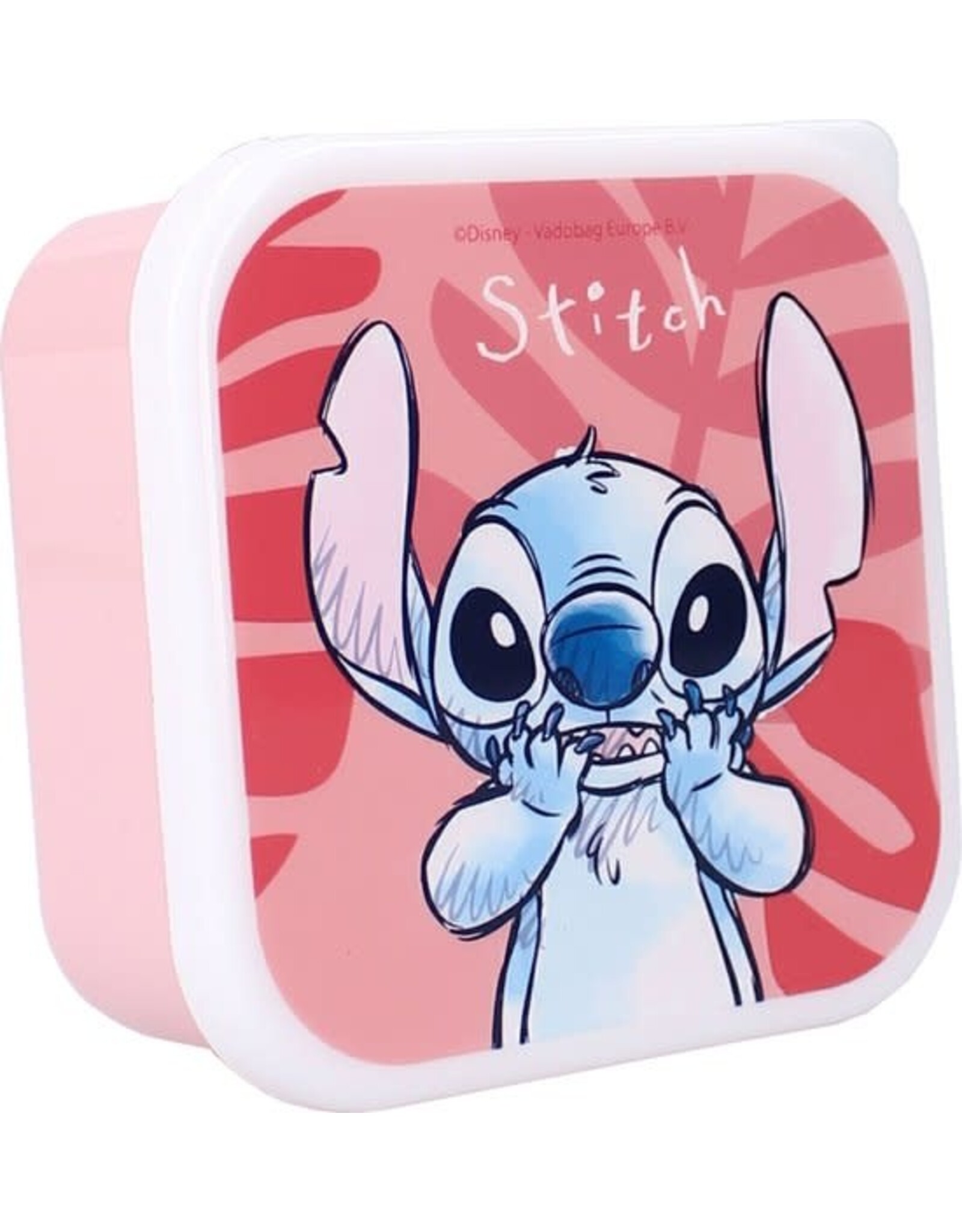Vadobag Vadobag Lilo & Stitch Snackbox en Fruitdoos Roze - 3in1