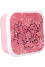 Vadobag Vadobag Lilo & Stitch Snackbox en Fruitdoos Roze - 3in1