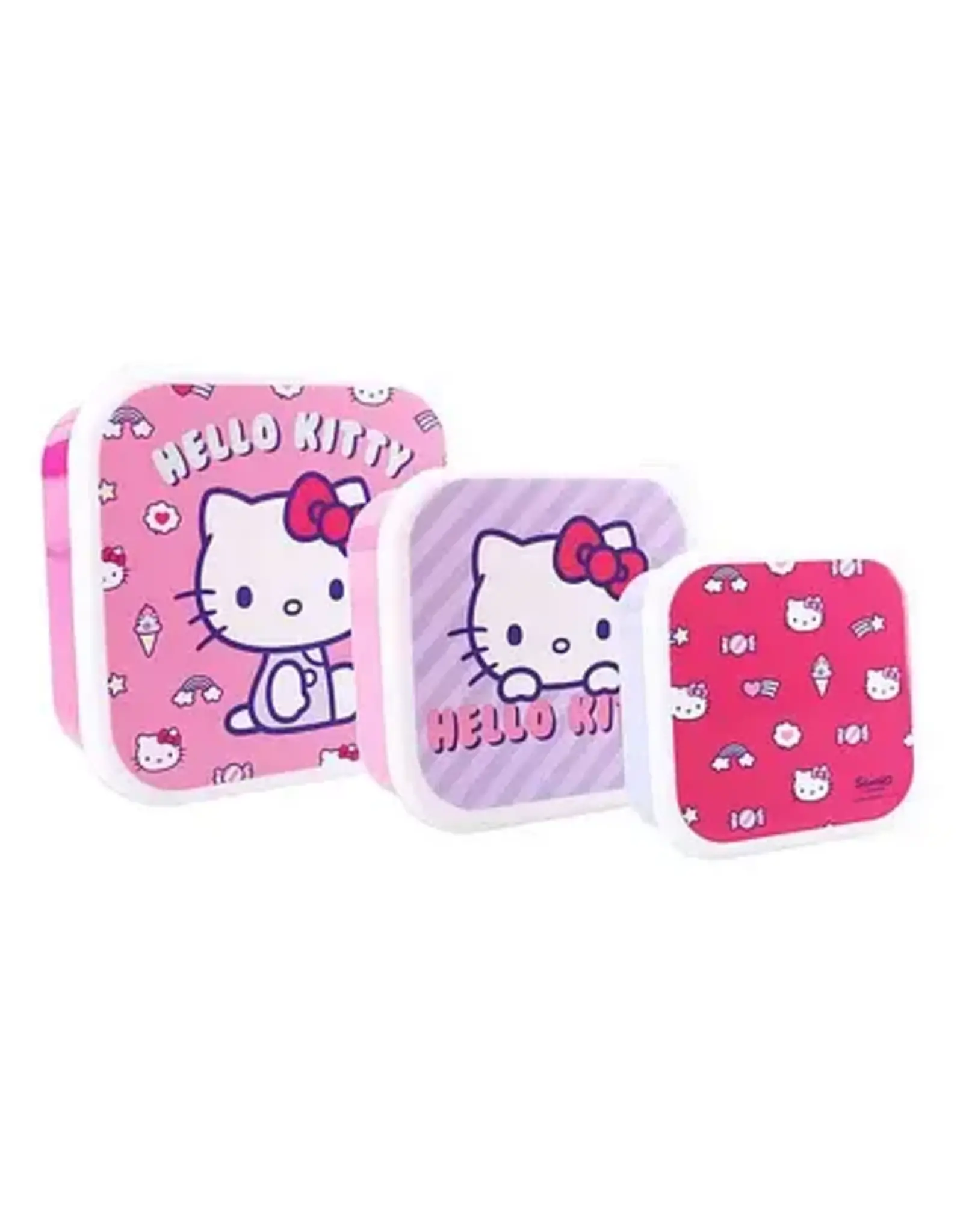 Hello Kitty Vadobag Hello Kitty Snackbox en Fruitdoos - 3in1