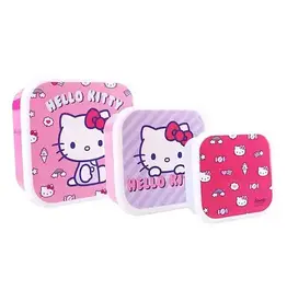 Hello Kitty Vadobag Hello Kitty Snackbox en Fruitdoos - 3in1