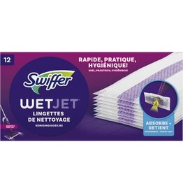 SWIFFER Swiffer WetJet Dweilsysteem - 12 stuks reinigingsdoekjes navullingen