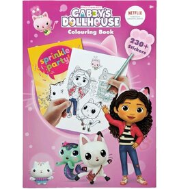 Gabby's Dollhouse Colouring Book ※ 230 Stickers Dream Works Kleurboek