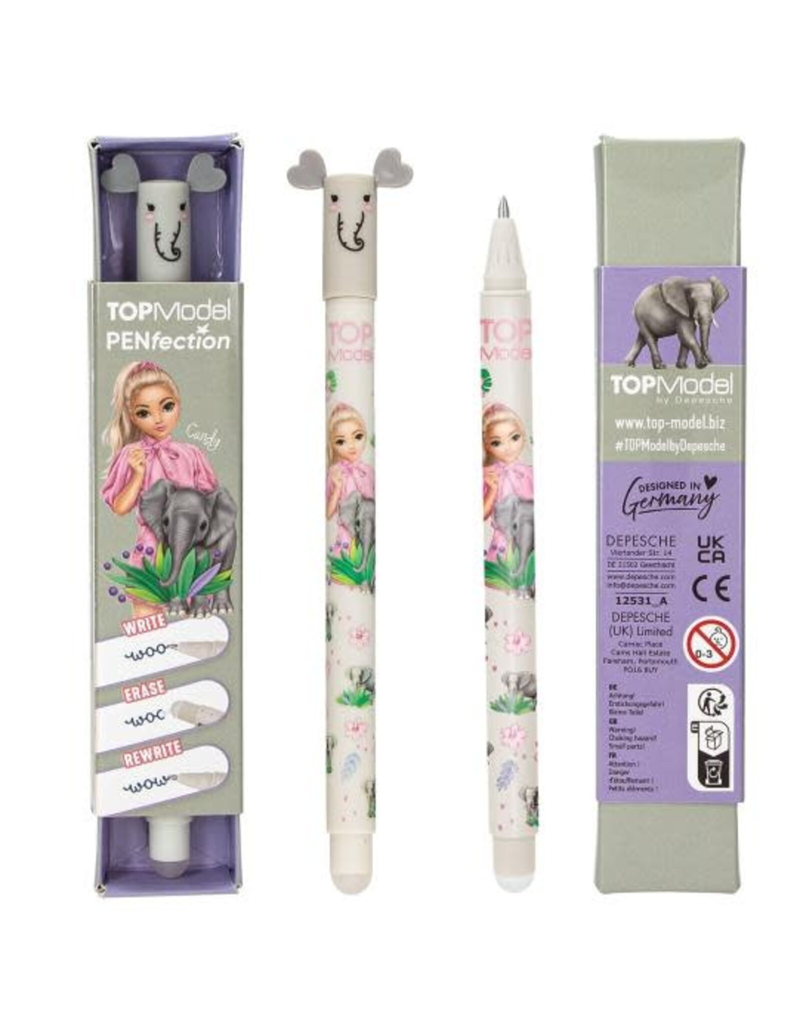 Depesche TOPModel uitgumbare gelpen