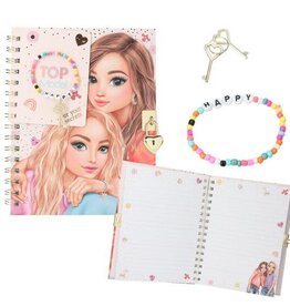 Depesche TOPModel dagboek met slot en armband