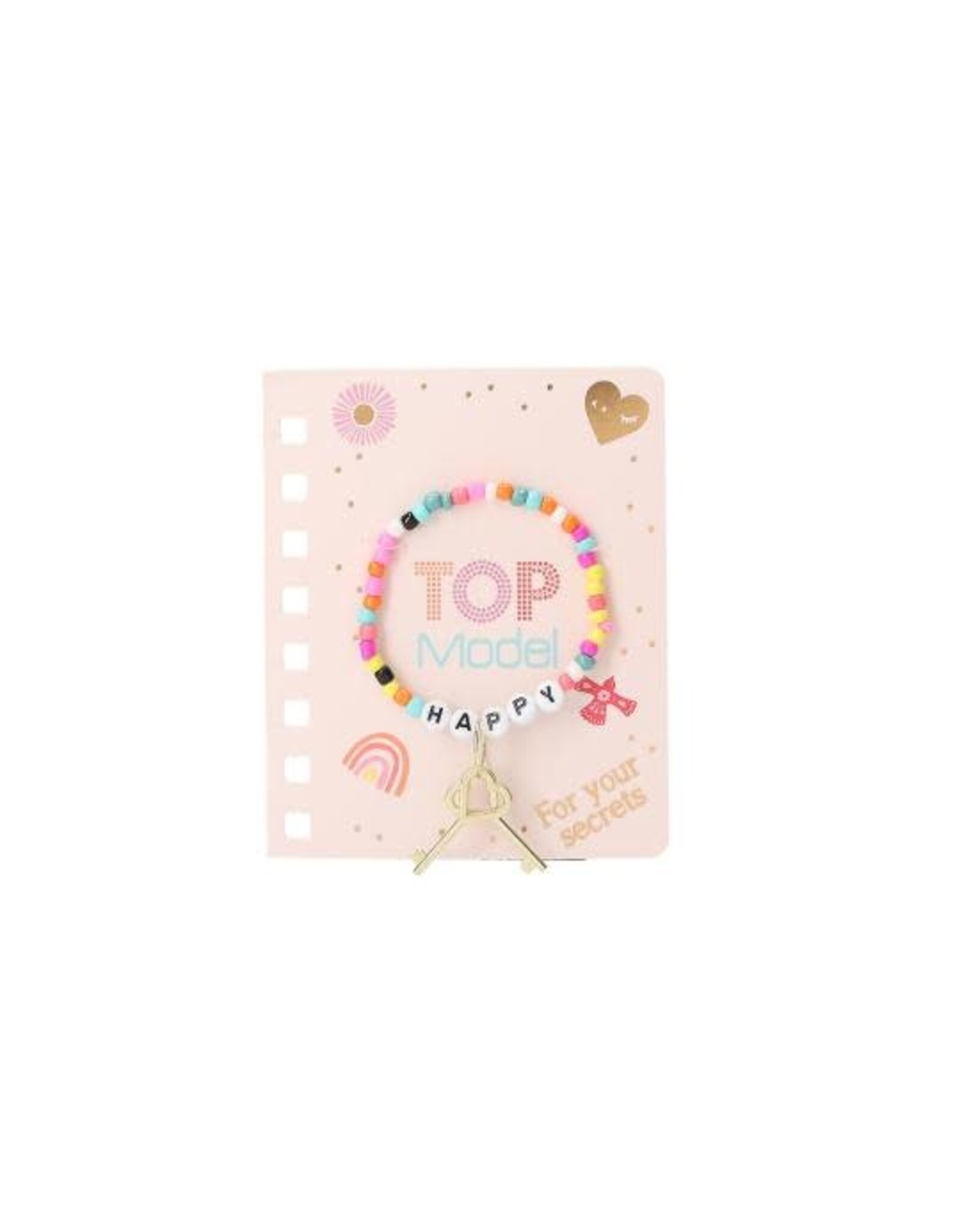 Depesche TOPModel dagboek met slot en armband