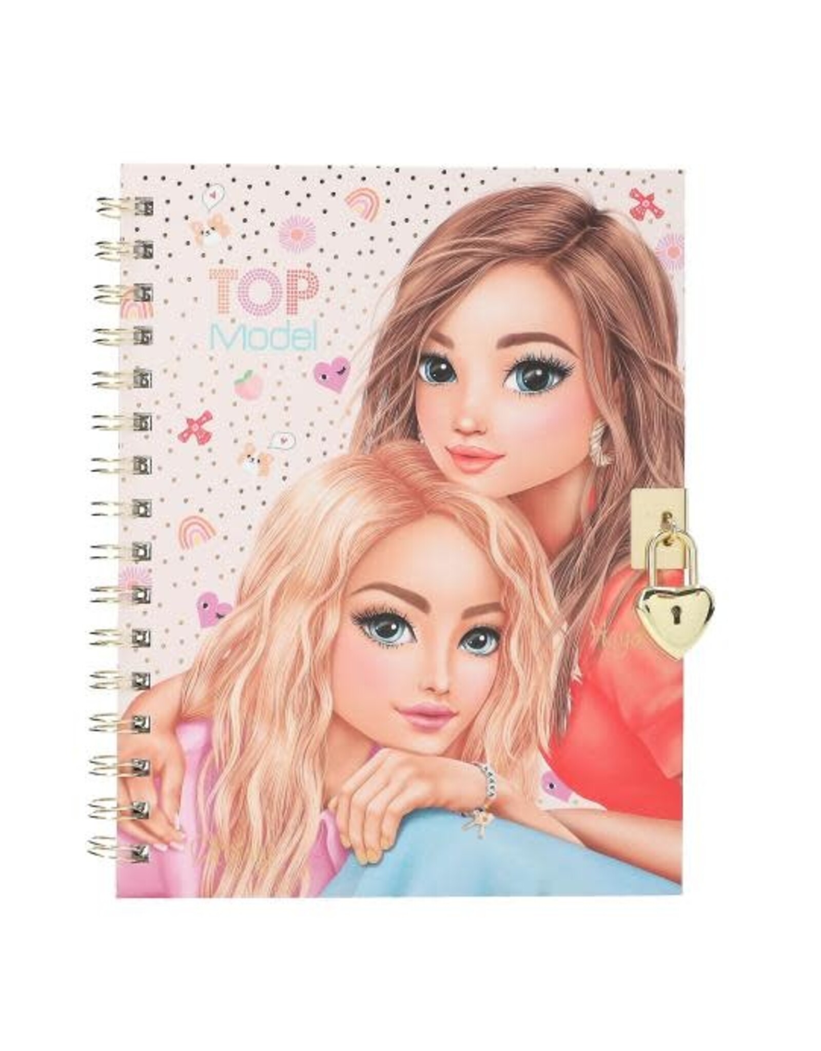 Depesche TOPModel dagboek met slot en armband