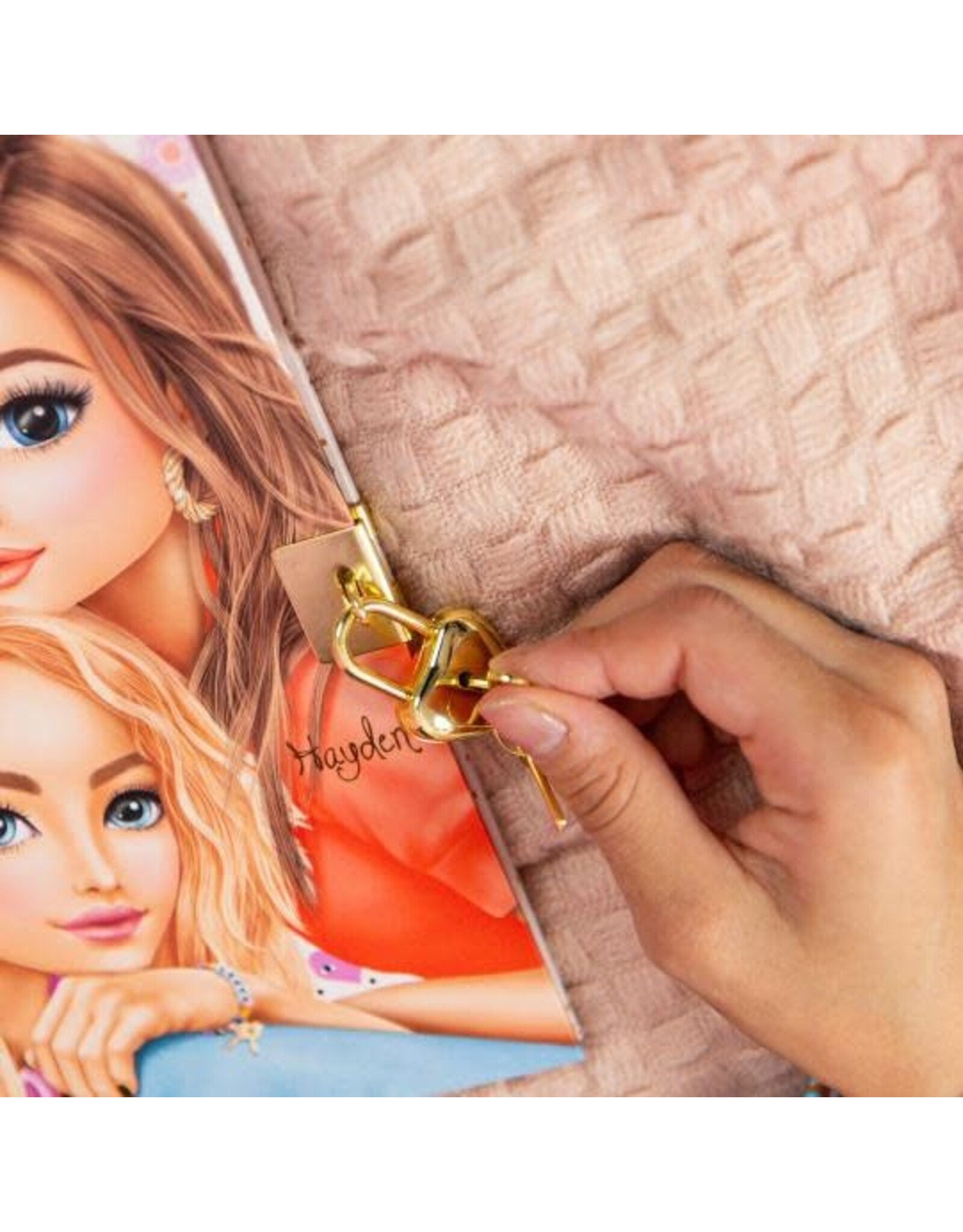 Depesche TOPModel dagboek met slot en armband