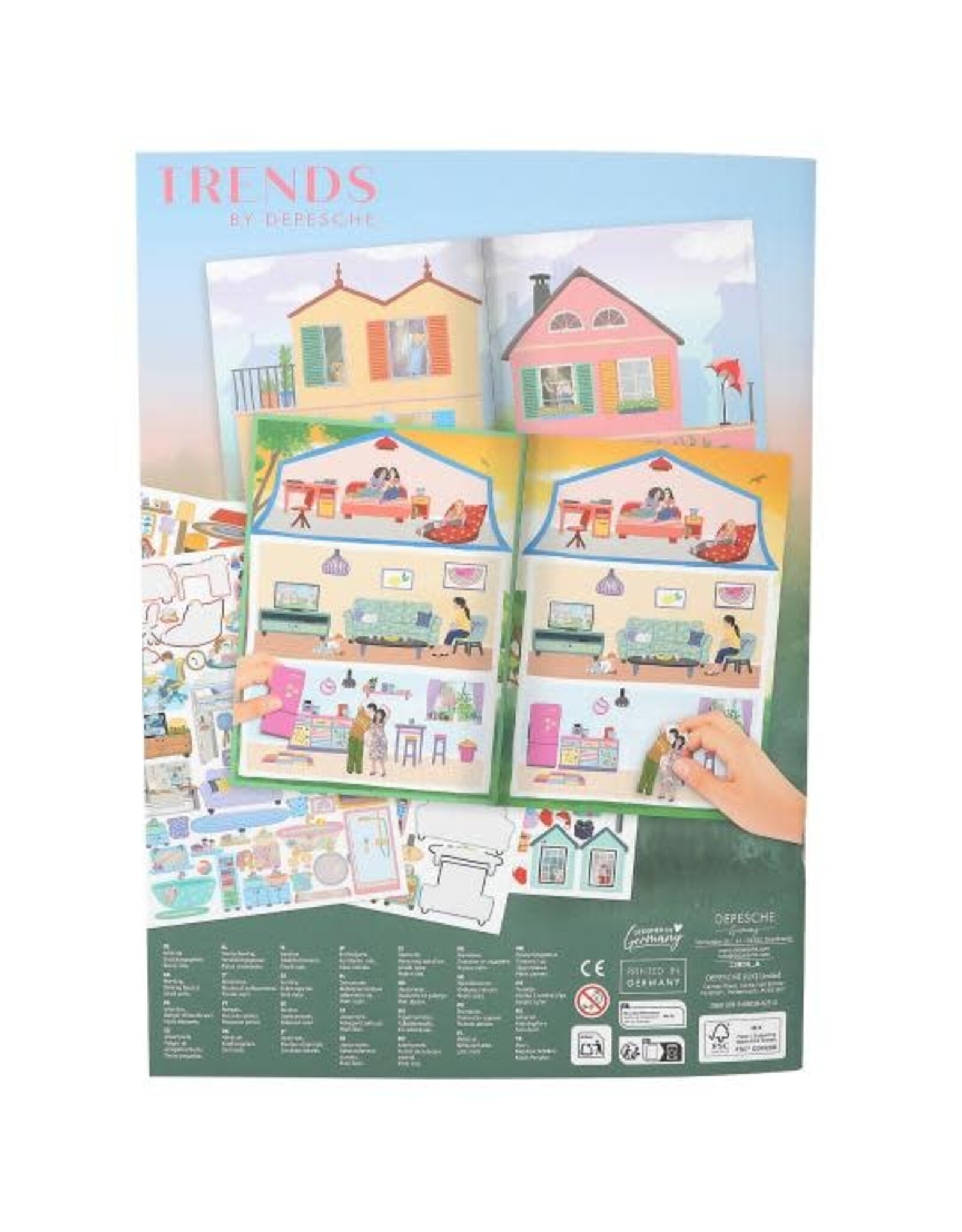 Depesche Depesche - Create your Sweet Home stickerboek