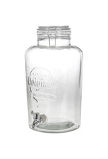EXCELLENT HOUSEWARE Drankdispenser / Limonadekan XL - Glas - 8L