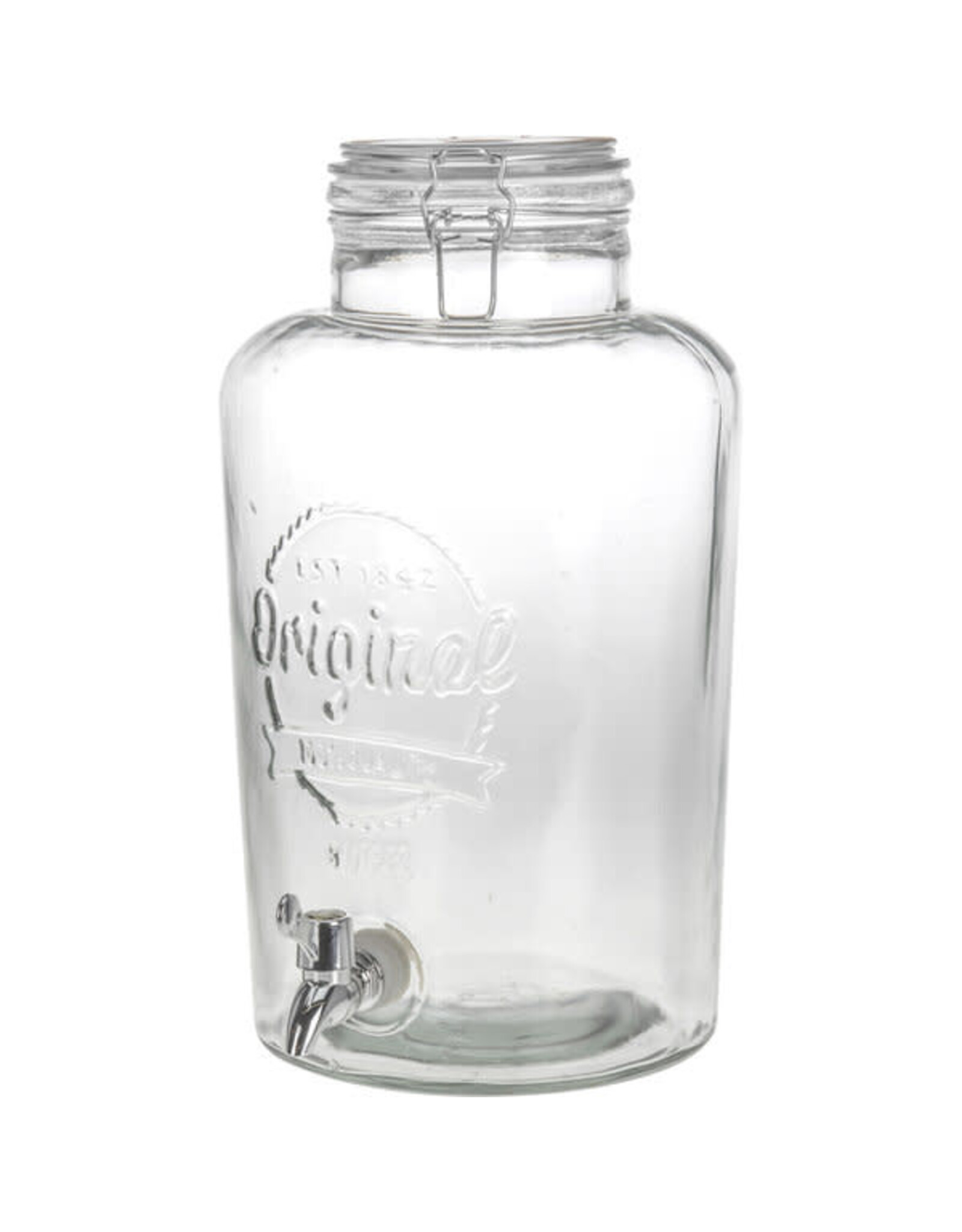 EXCELLENT HOUSEWARE Drankdispenser / Limonadekan XL - Glas - 8L