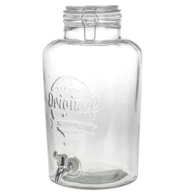 EXCELLENT HOUSEWARE Drankdispenser / Limonadekan XL - Glas - 8L