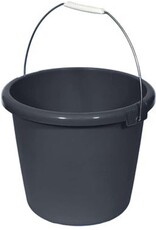 MERKLOOS Emmer 10 liter met tut antraciet