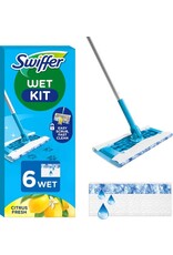 SWIFFER Swiffer Vloerreiniger Startset Met 1 Vloerwisser & 6 Vochtige Vloerdoekjes