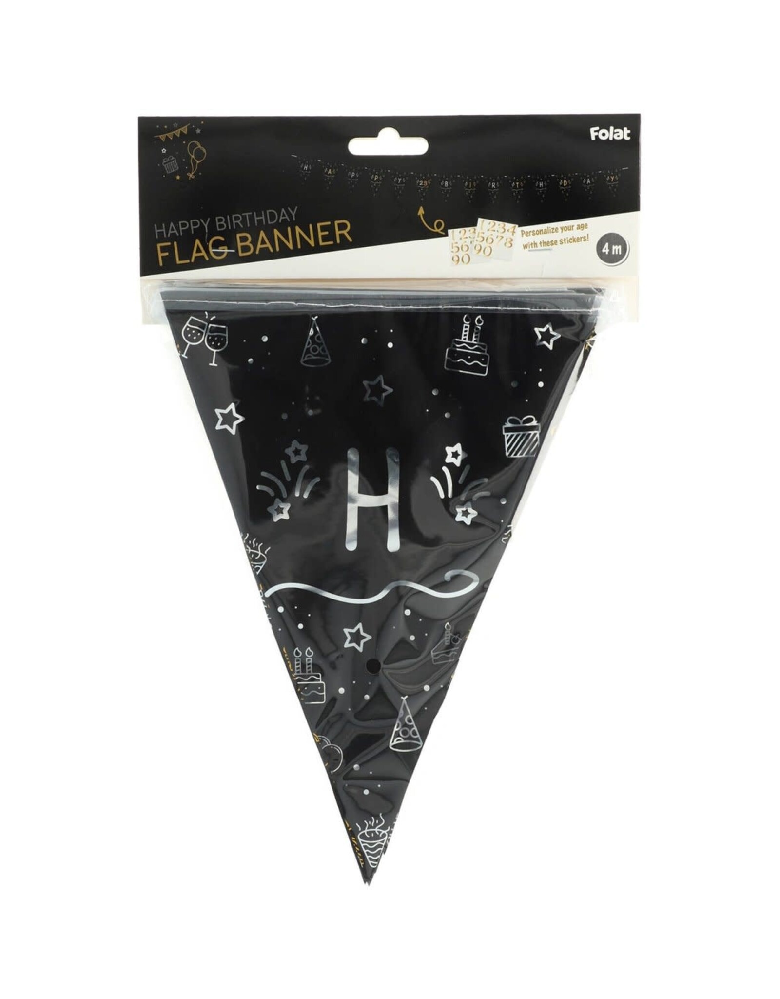FOLAT Happy Birthday Slinger Plastic | 4 meter