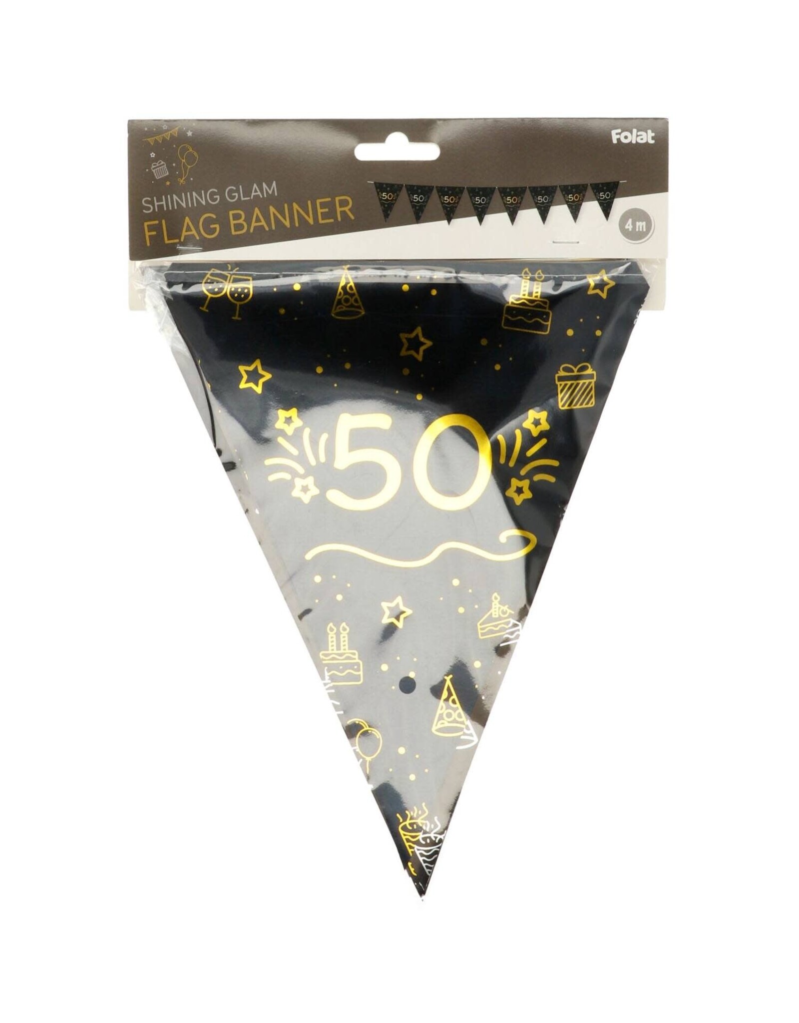 FOLAT Vlaggenlijn 50 jaar | Shining Glam |  4 meter